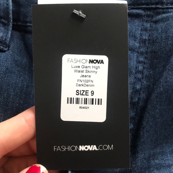 Fashion Nova Luxe Glam High Waist Skinny Jeans - Picture 3 of 3